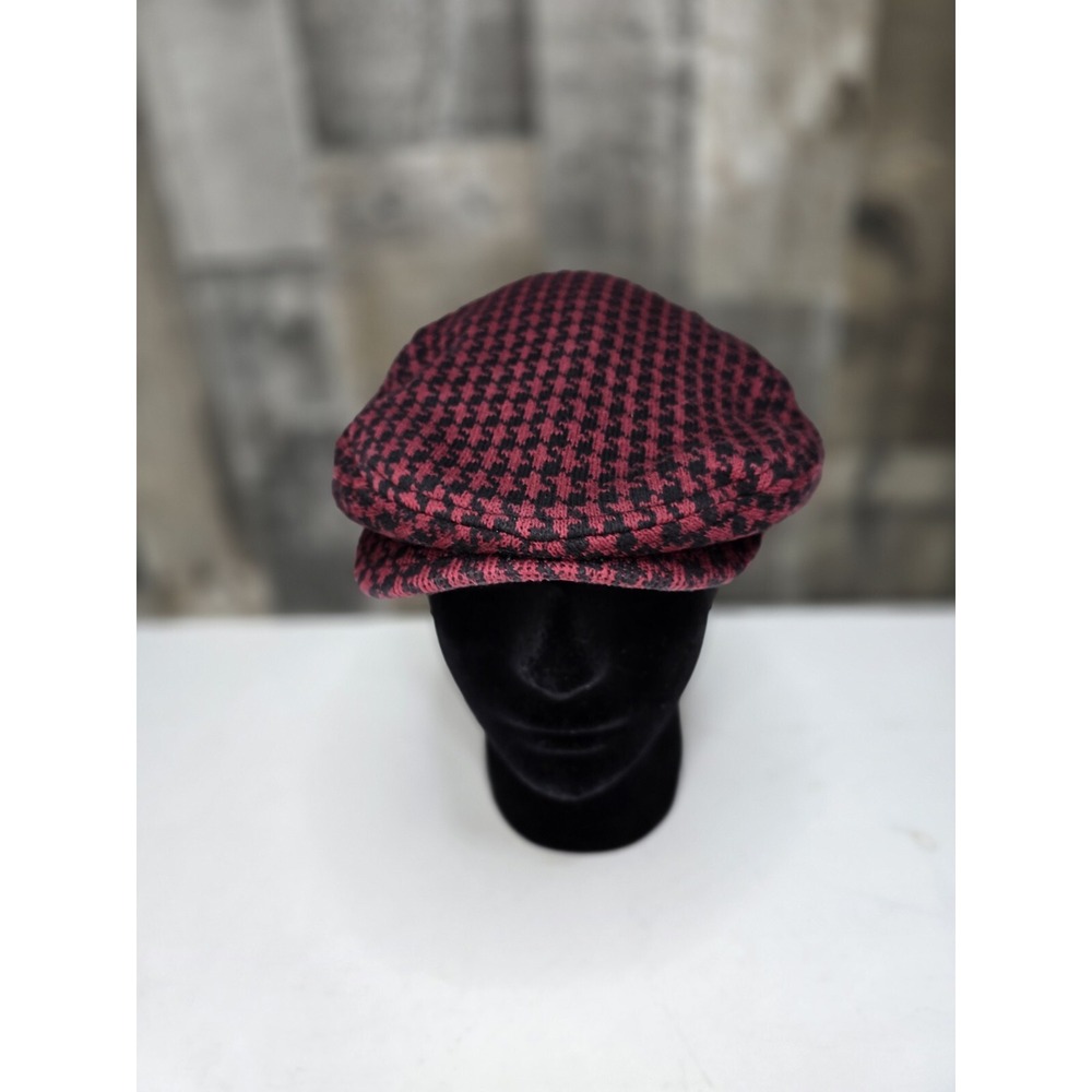 Arizona Cardinals Hat Cap Mens Red/Blk Check NFL Newsboy New Era EK Bruce Arians